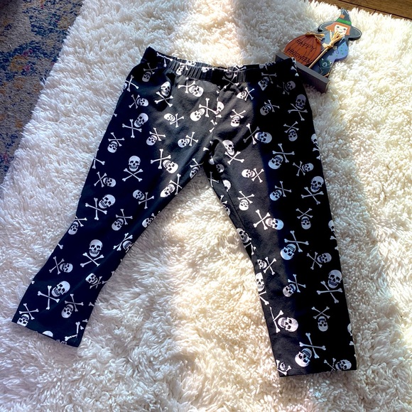 NOBO NO BOUNDARIES HALLOWEEN BLACK SKULL SKELETON LEGGINGS PANTS Jr SZ L… - Picture 1 of 9